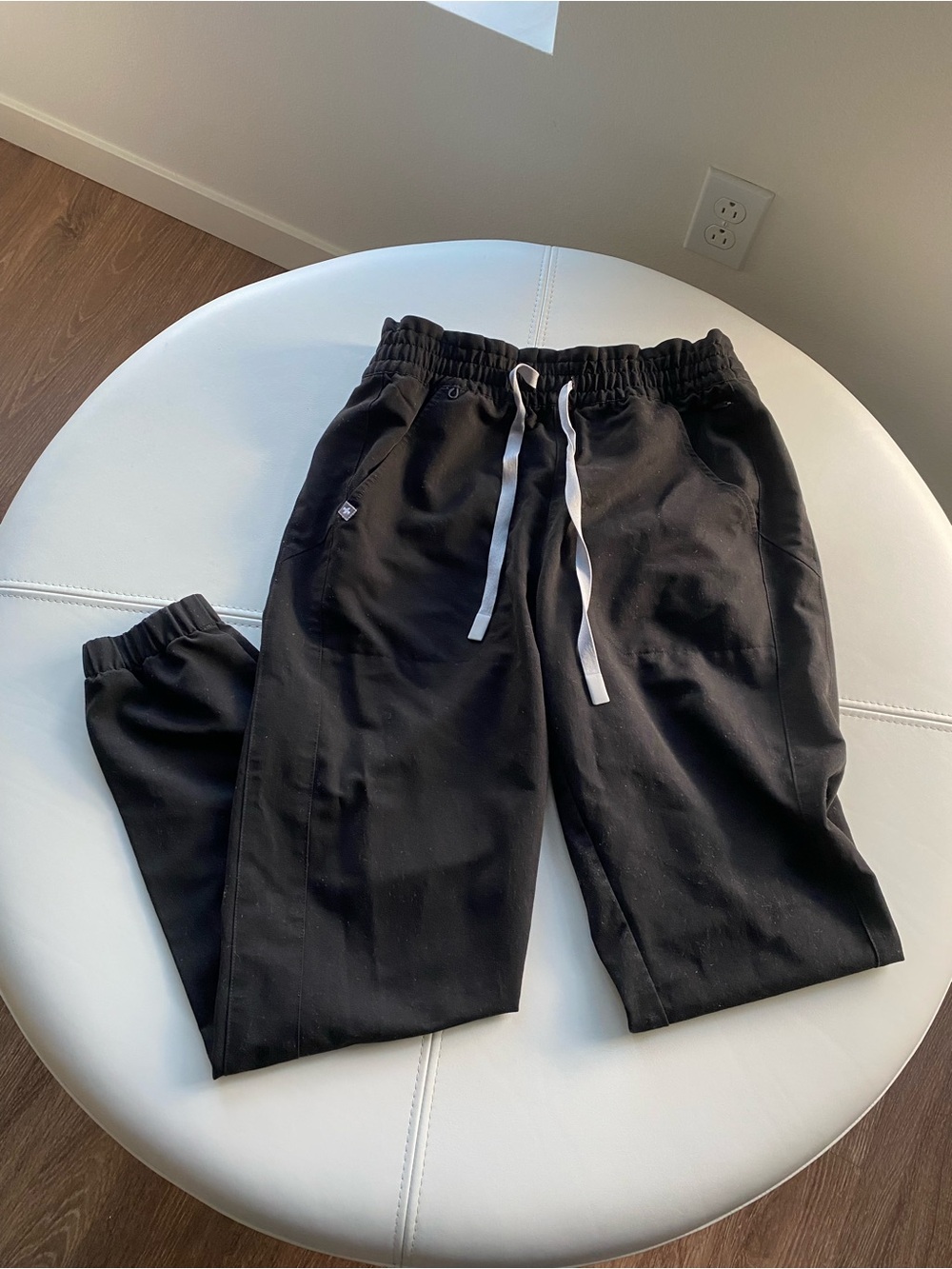 Figs Black Jogger Scrub Pants